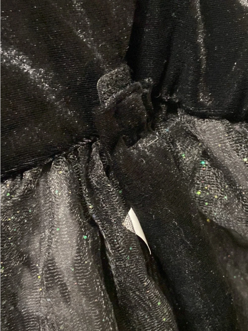 Kids Black and Pink Sparkle Cat Costume Dress - Picture 7 of 7